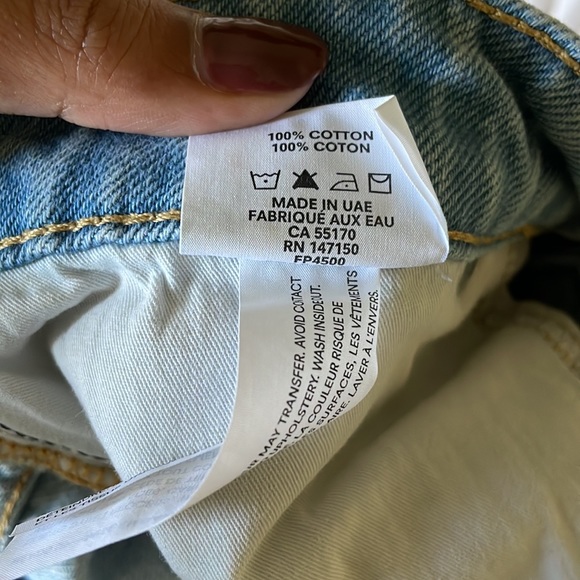 Frank and Oak Mom High Waisted Denim Shorts - Picture 8 of 8